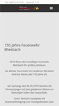 Mobile Screenshot of feuerwehr-miesbach.de